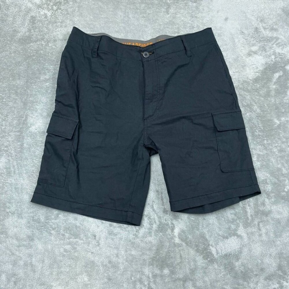 Wearfirst Mens Cargo Shorts 36 Black Lightweight Stretch a0738